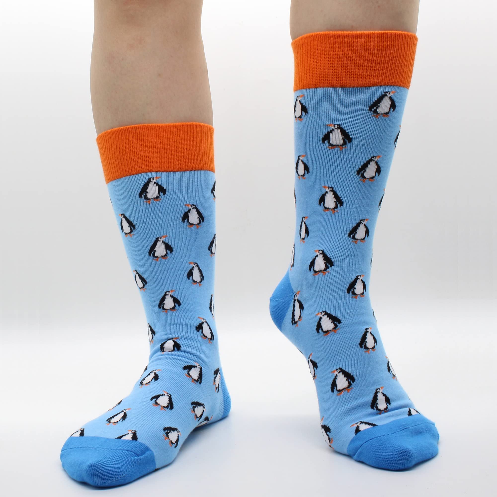 TOEJYJ Calcetines divertidos para mujer, coloridos y divertidos, con patrón divertido, talla 9-11