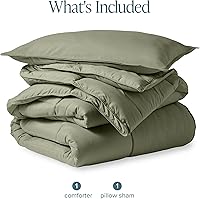 Vista 377 de Bare Home Comforter Set - King/California King Size - Ultra-Soft - Goose Down Alternative - Premium 1800 Series - All Season Warmth