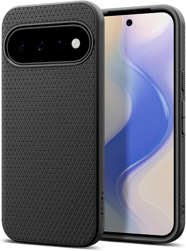 Spigen Liquid Air for Google Pixel 11 Case, Matte Black | Non-slip grip, Military-Grade Drop Protection, Air Cushion Technology, No Magnet Ring, Wireless Charging