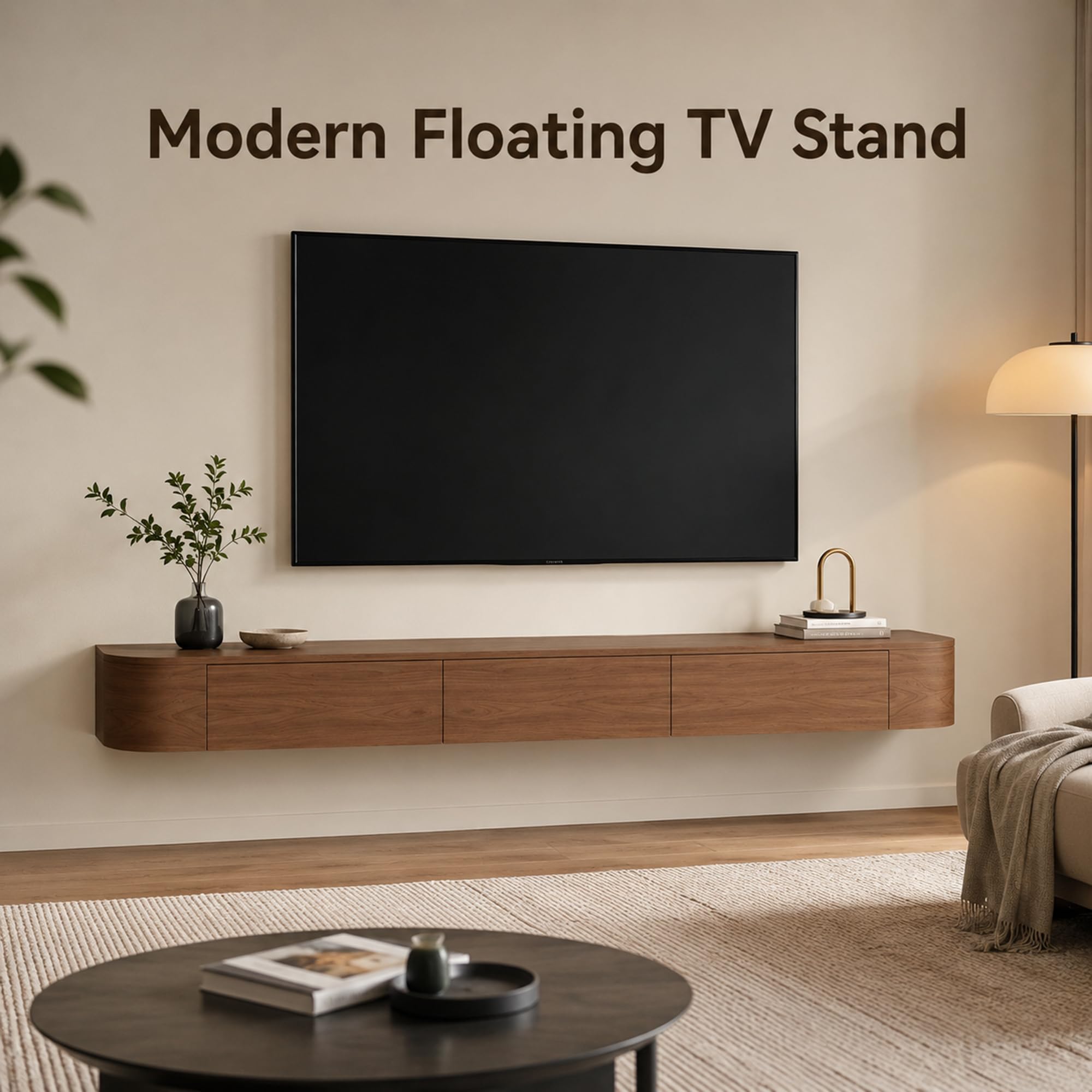 JSLJJBD Mobile TV sospeso da parete moderno
