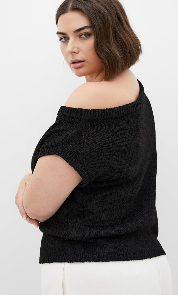 City Chic Women's Plus Size Top-Lia, Black by City Chic - Image 4