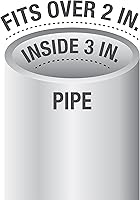 Vista 5 de Oatey 42360 Colador de ducha redondo universal de 4-1/4 pulgadas Snap-Tite en oro cepillado