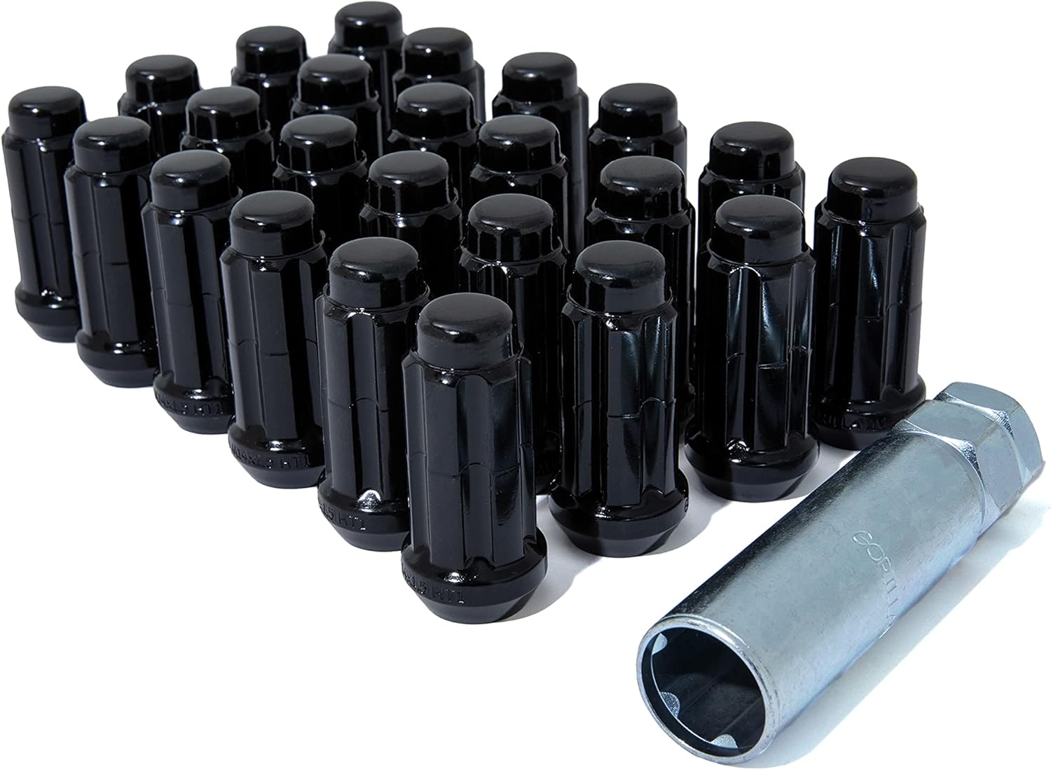 Gorilla Automotive K6TS-14200BGR 6Lug 14-2.0 Splne WIK TRK Blk Gor