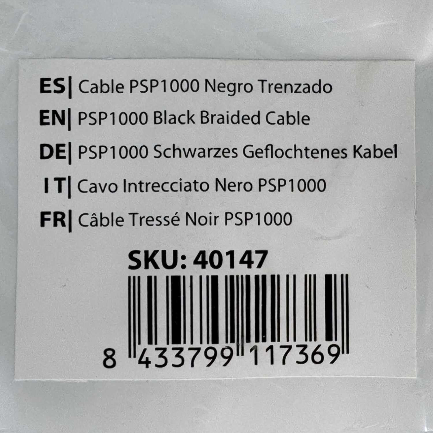 Charging Cable USB-DC, USB Power Cable Compatible with PSP 1000, PSP 2000, PSP 3000, Charging Cable Holder, Speakers, Universal Battery Charger, 5V, 2A, USB 2.0, Black, 1.2 m