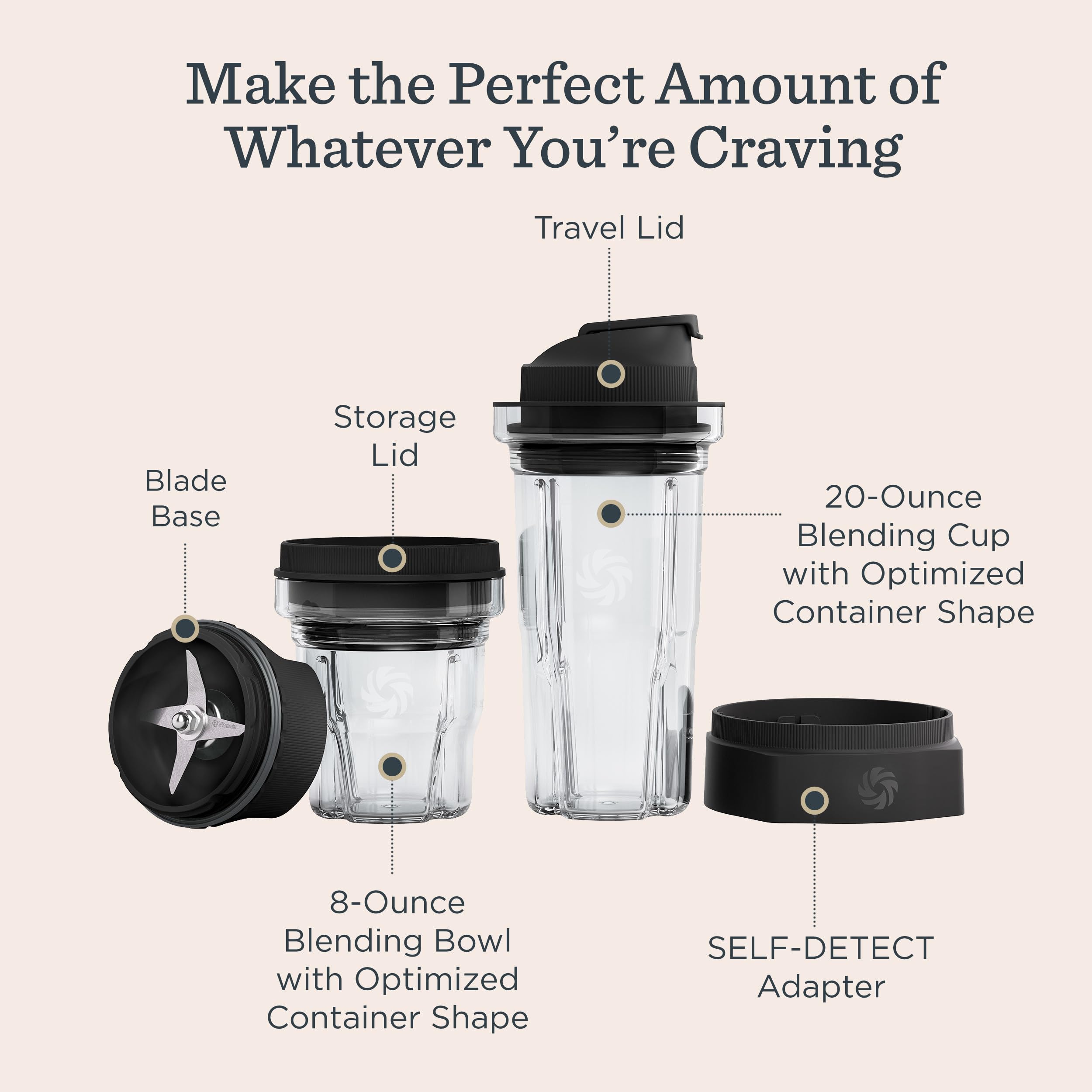 Vitamix Starter kit tazza e ciotola con tecnologia SELF-DETECT
