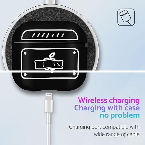 Miniatura 5 de Funda para AirPods, funda para AirPods de 2 generación de 1 generación, bonita funda de TPU suave de dibujos animados, diseño elegante de anime