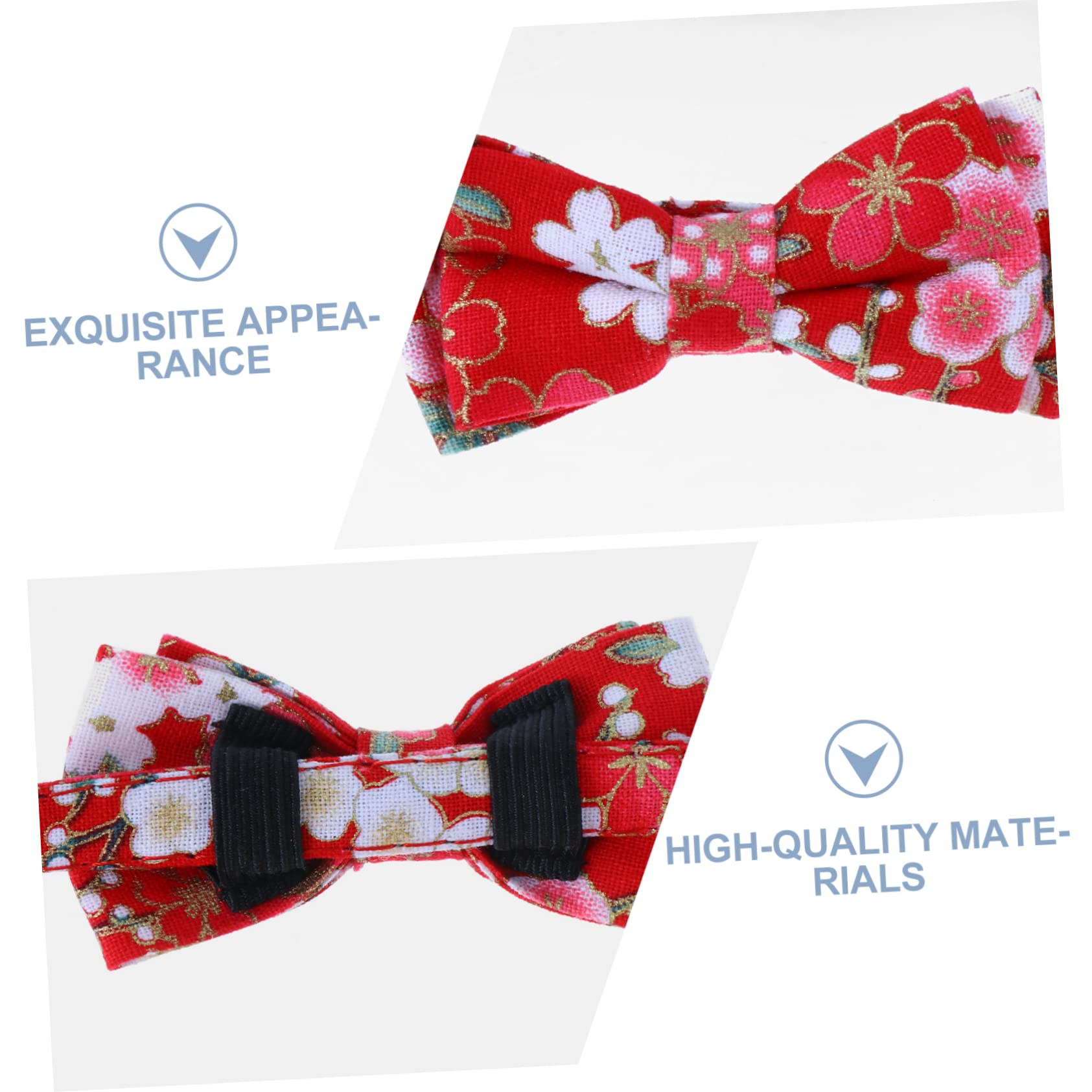 INOOMP 9pièces Collier pour Chat Réglable avec Clochettes Et Nœud Lot de Fleurs Colorées Accessoire Doux pour Animaux De Compagnie