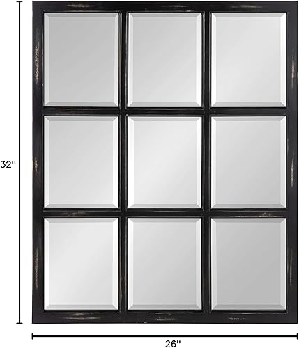 Miniatura 6 de Kate and Laurel Hogan Windowpane Framed Wall Mirror
