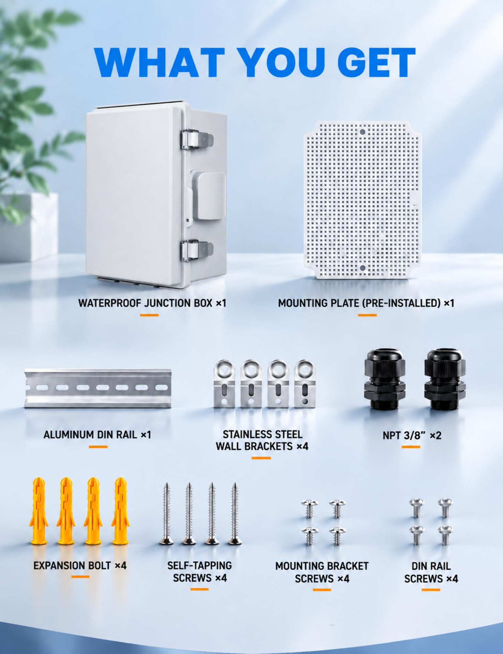 Vented Outdoor Electrical Box - Waterproof & Durable -5