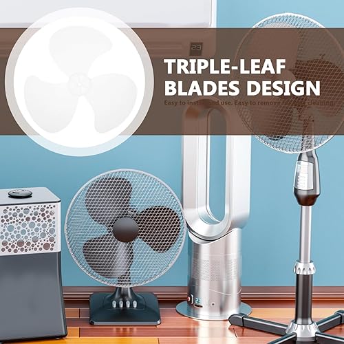 Miniatura 2 de BESPORTBLE 16 Hoja de plástico del ventilador eléctrico del ventilador de enfriamiento