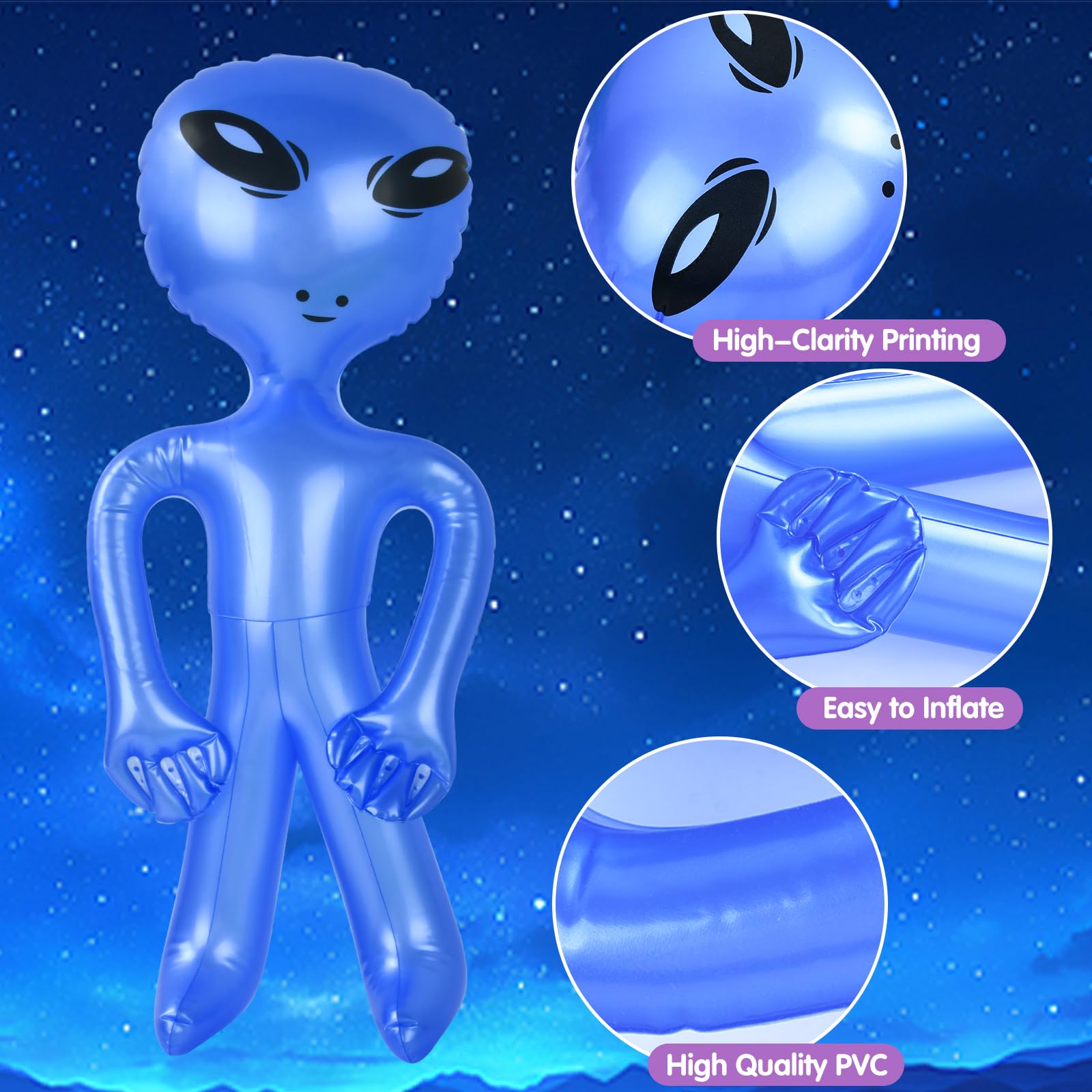 Halloween Alien Opblaasbaar 35-inch Opblaasbare Alien Vivid Inflate ...