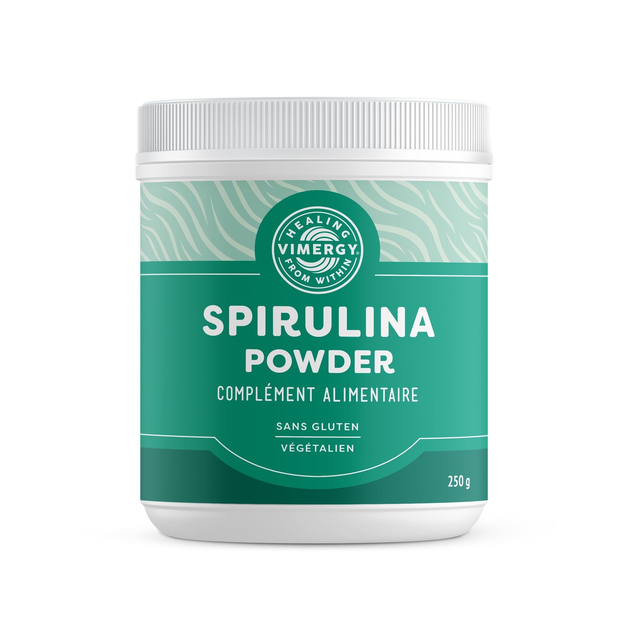 Vimergy Spiruline Poudre – Facile à Digérer – Poudre à Absorption Rapide –Végétalien – Formulé sans Agents Anti-Agglomérants, Additifs, Arômes ou Sucre - Sans OGM et sans Gluten