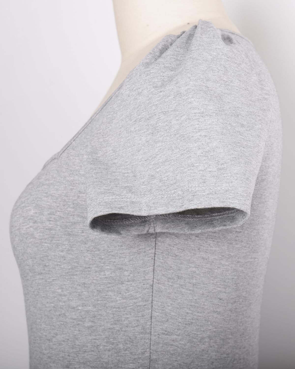 Women's 1950s Rockabilly Tops, Cute Cotton Elastic Vintage Style Knit Shirts, Dressy Casual Soft Blouse for Women - Image 4