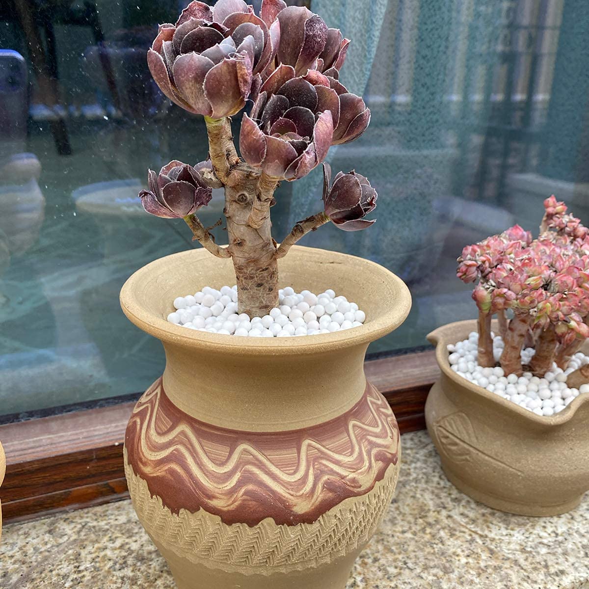 Ciottoli D'Argilla 3-5mm 100g - Per Drenaggio Vasi, Idroponica, Decorazione Bonsai - Foto 9