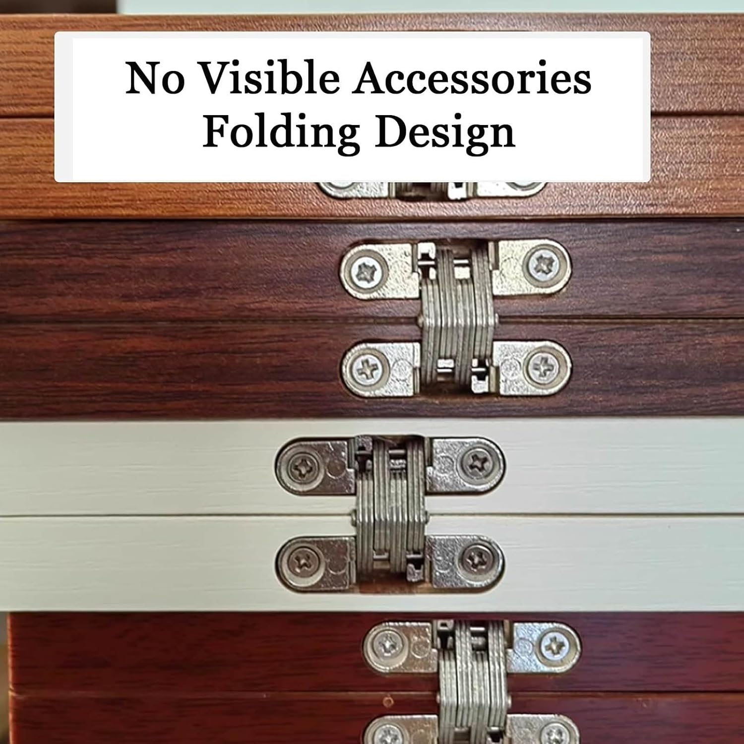 Large Round Foldable Table Top Only - 87in/220cm Temporary Replacement with Metal Hardware for Kitchen, Patio, Dining - Multi-Colored Folding Tabletop Extender