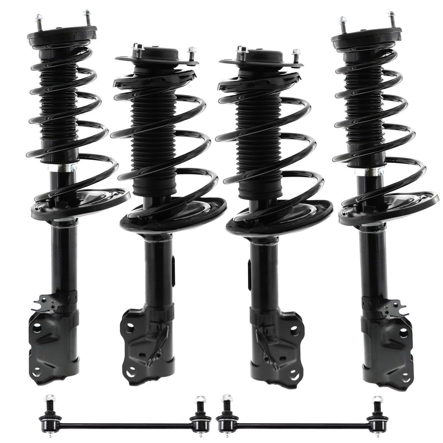 Detroit Axle - 6pc Struts Sway Bar Links for 2013-2018 Lexus ES350 ES300h