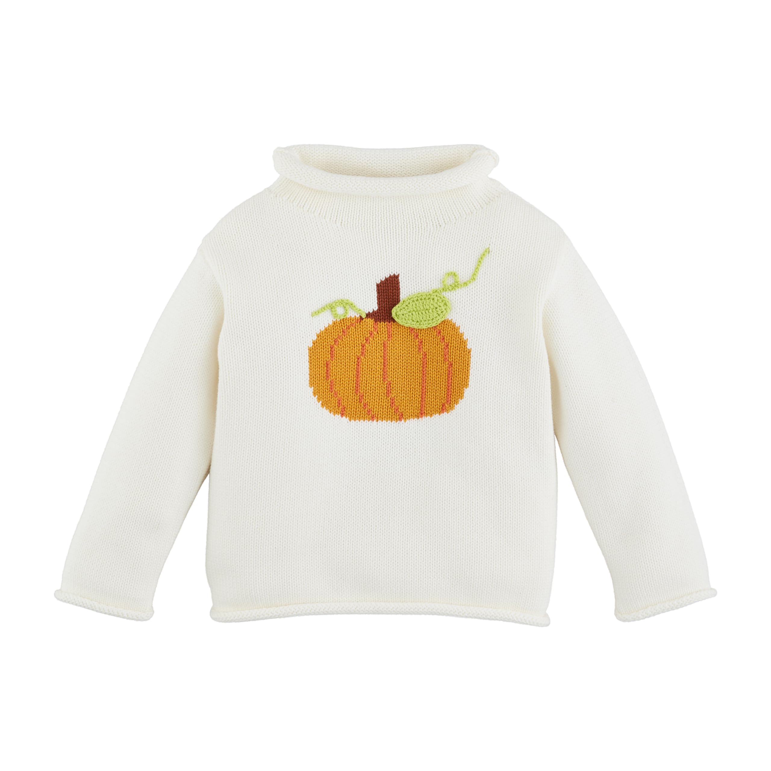 Mud Pie Baby - Mädchen Kids Pumpkin Rollneck Toddler Sweater Lässig