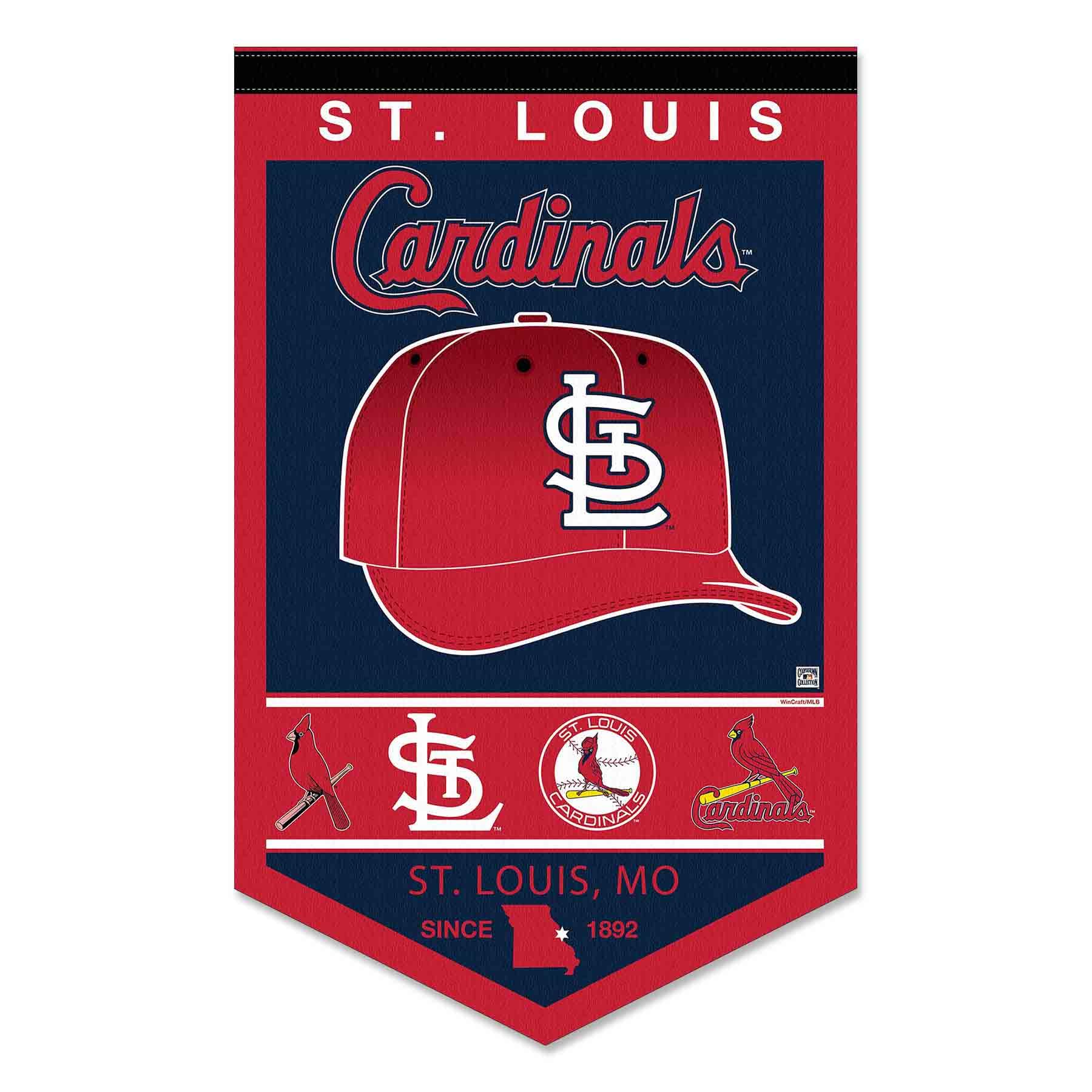 Banderín de St. Louis Cardinals para decorar tu sala de juegos o bar