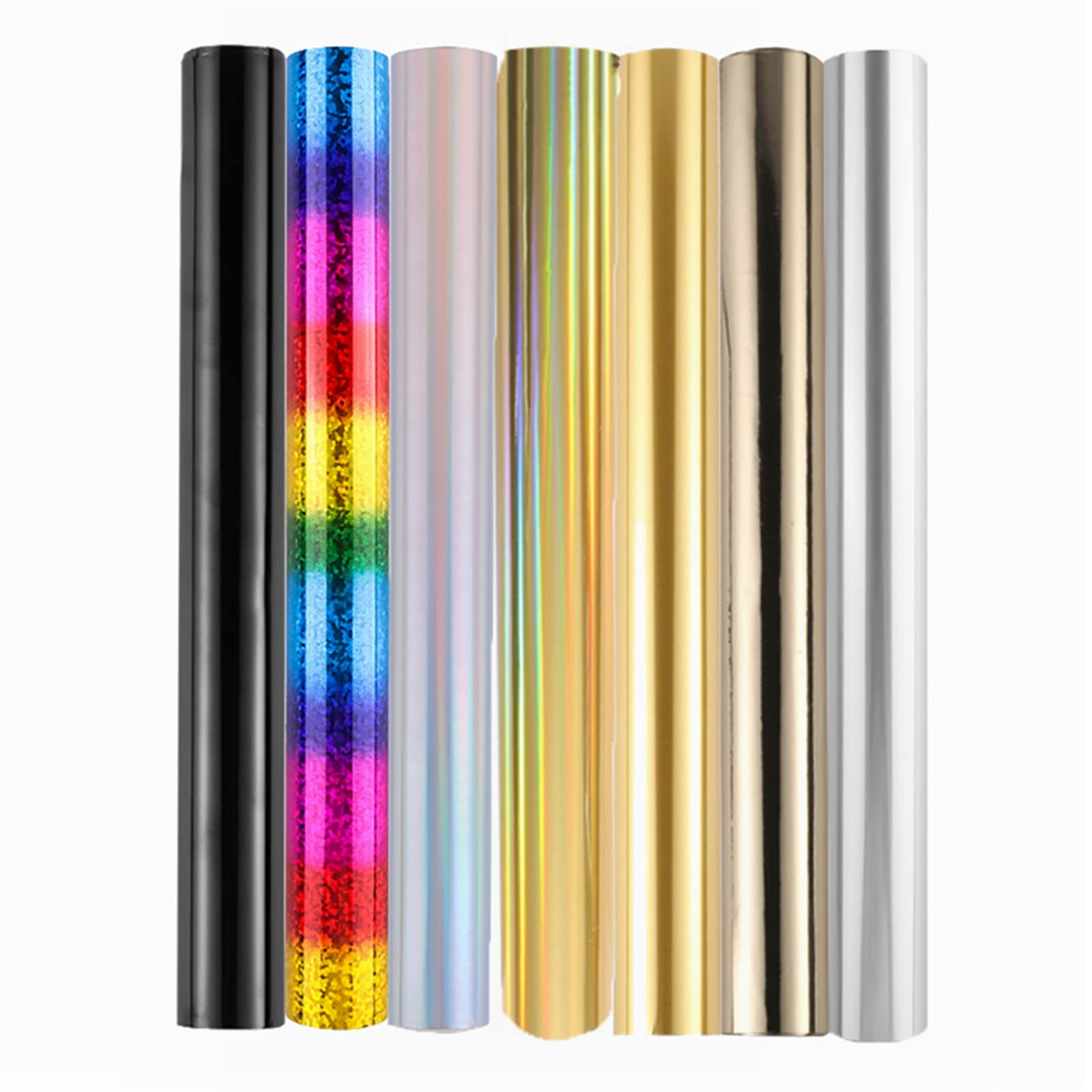 Papier aluminium réactif à chaud doré argenté noir pour scrapbooking et carterie