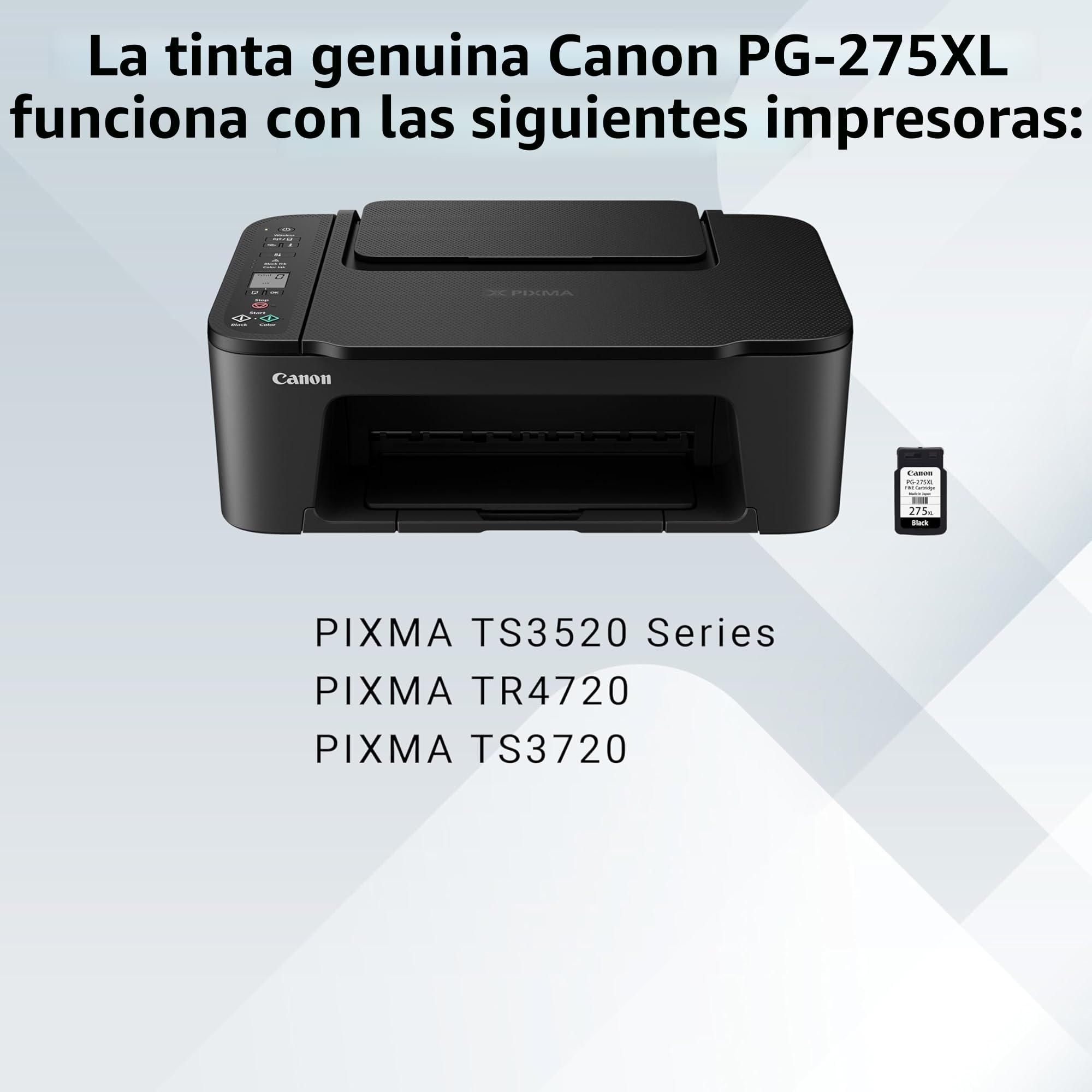 Amazon.com: Canon PG-275 XL - Cartucho de tinta negra original