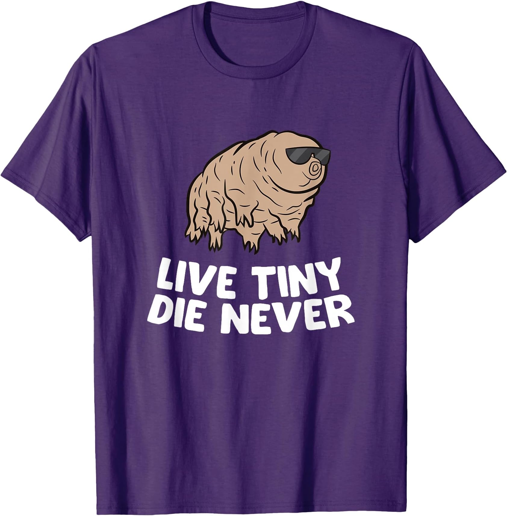 Water Bear Live Tiny Die Never Science Tardigrade T-Shirt