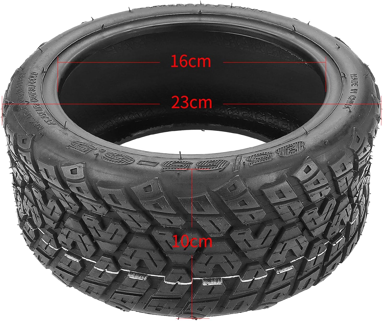 Electric Scooter Tires, 85/65-6.5 Thick and Wear-Resistant Vacuum Tires, for 10" Balance car Tire Replacement Accessories