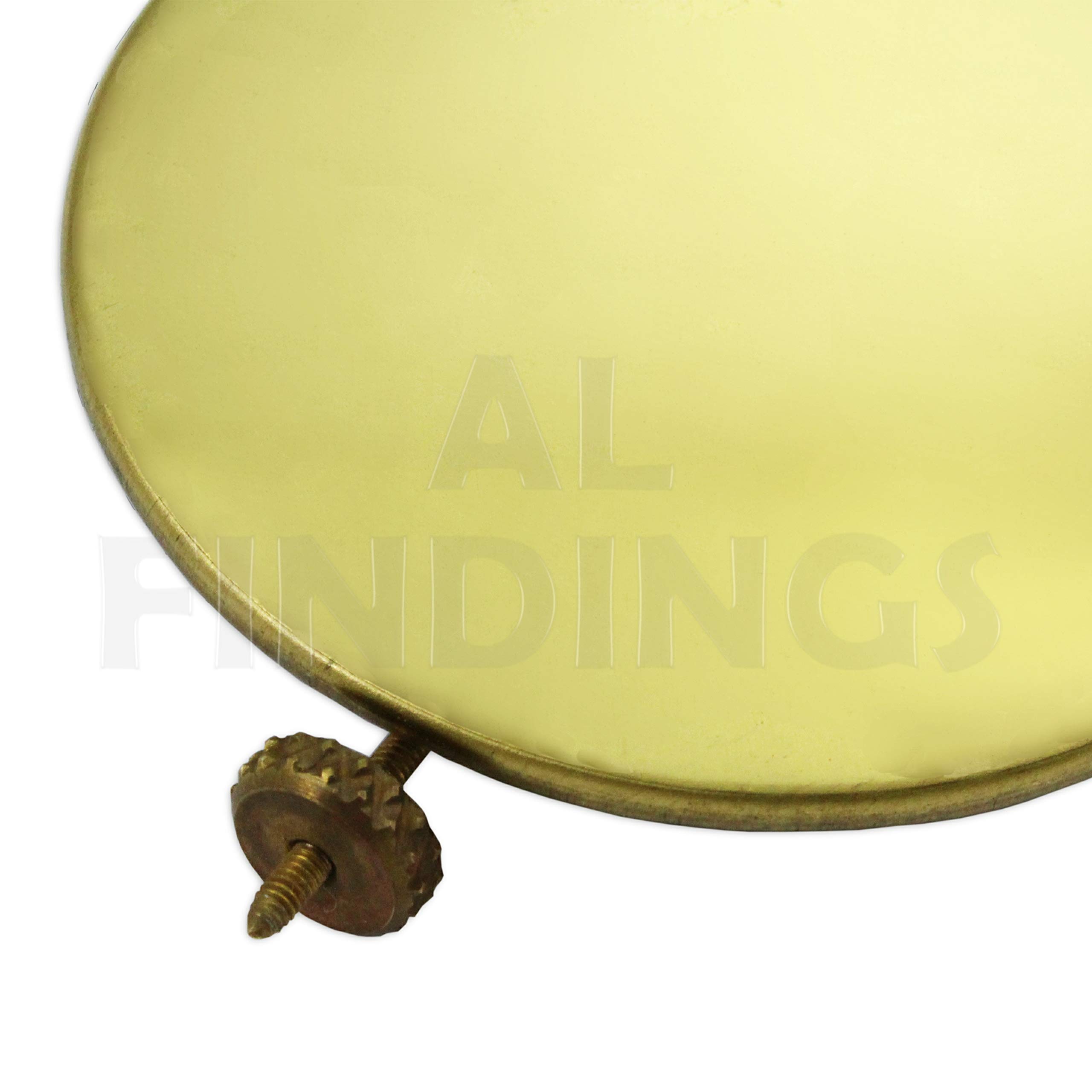 Jewellers Tools Clock Pendulum Bob (Round 43mm) : Ansonia Style Brass (80)