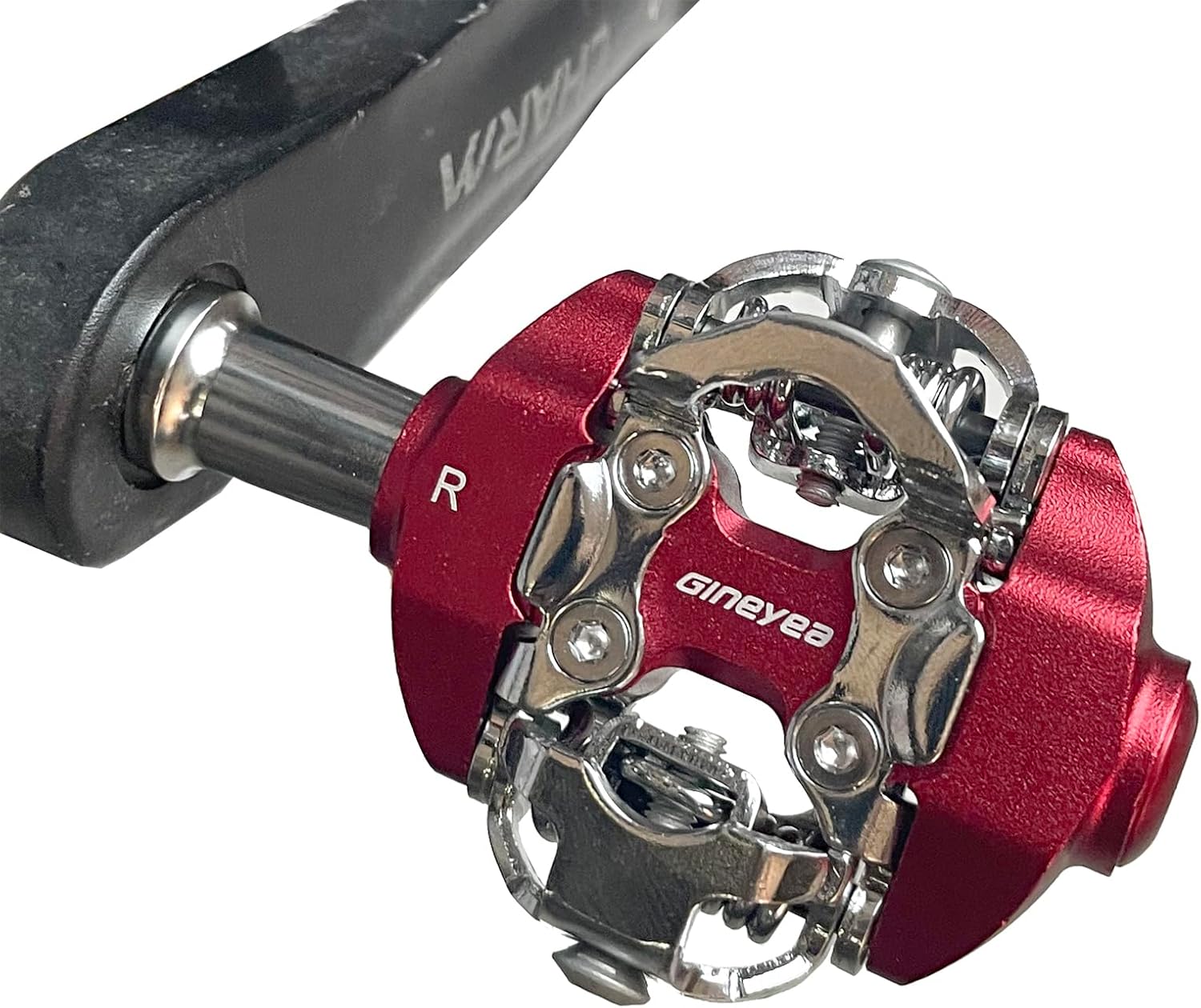 Mountain Bike Clipless Pedals Compatible with Shimano SPD CNC CrMo Die