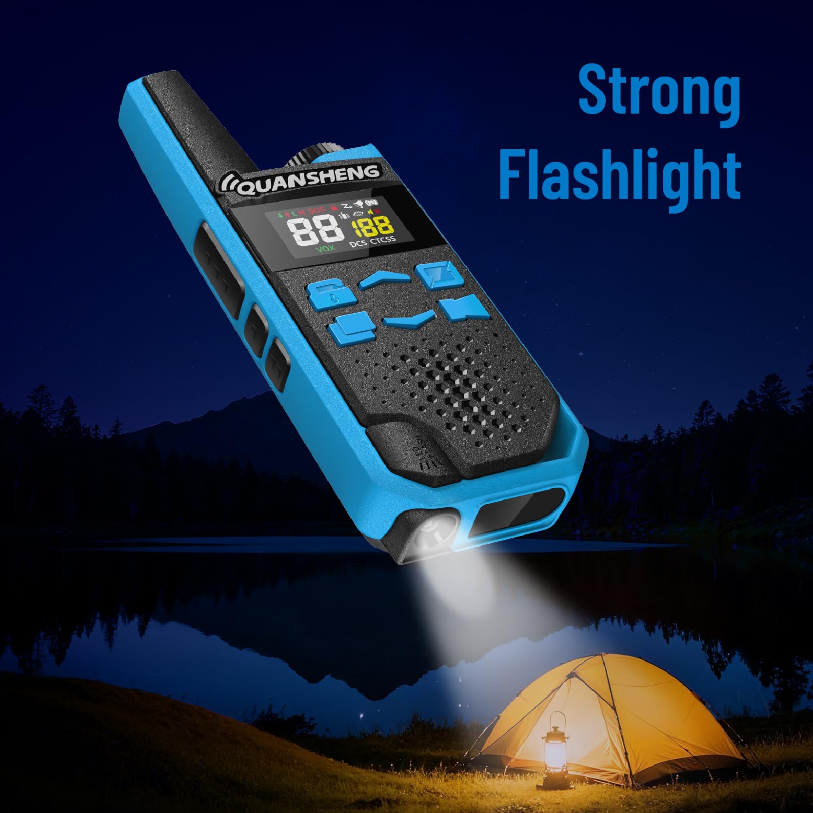 HYS Quansheng TG-FR1, Talkie Walkie PMR 446 Professionnel, 16 canaux