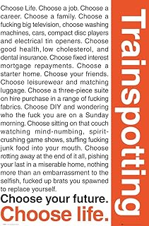 GB eye FP0275 Trainspotting Quotes Maxi-Poster 61 x 91,5 cm
