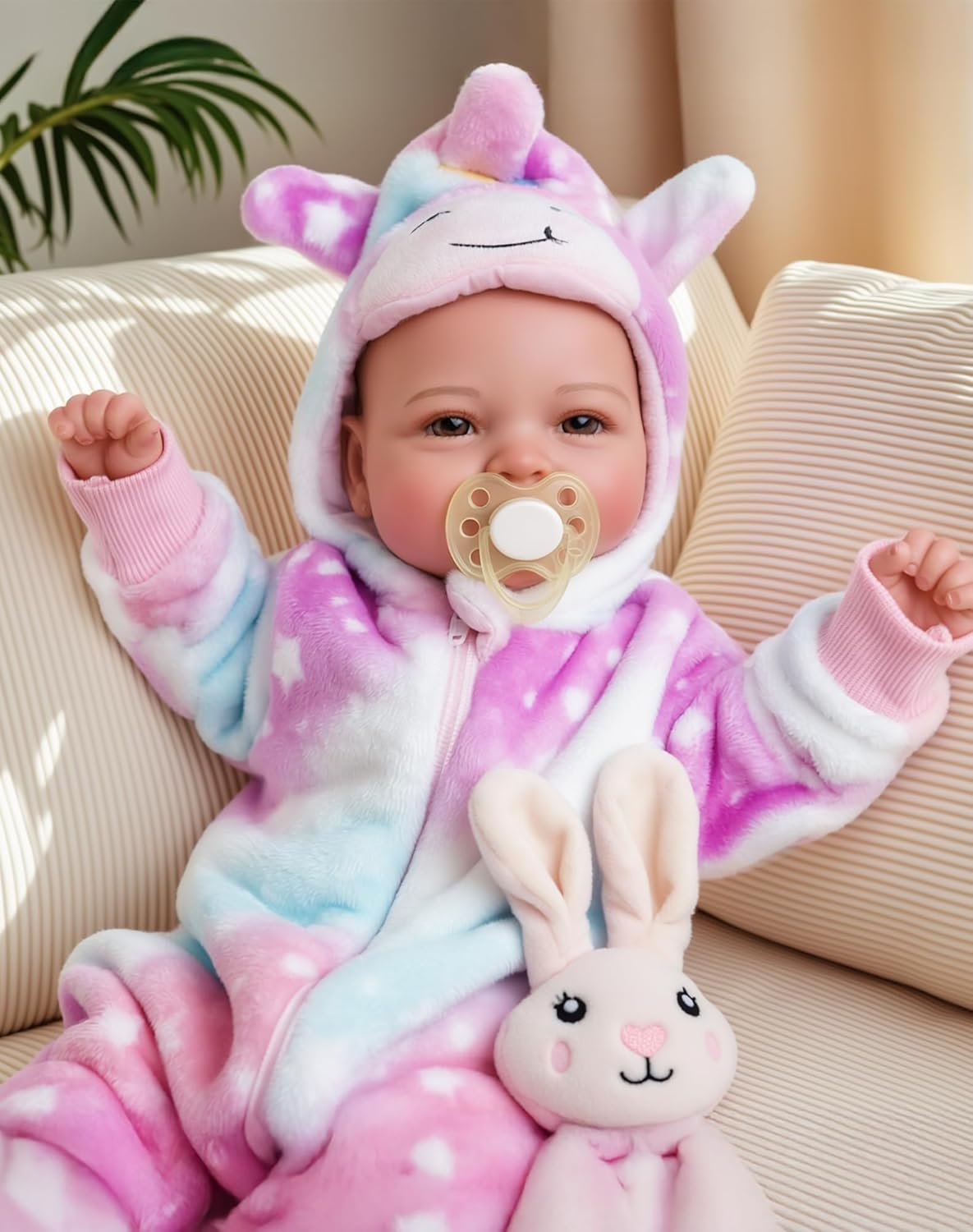 Adorable 17-Inch Realistic Baby Doll with Accessories for Imaginative Play and Collecting