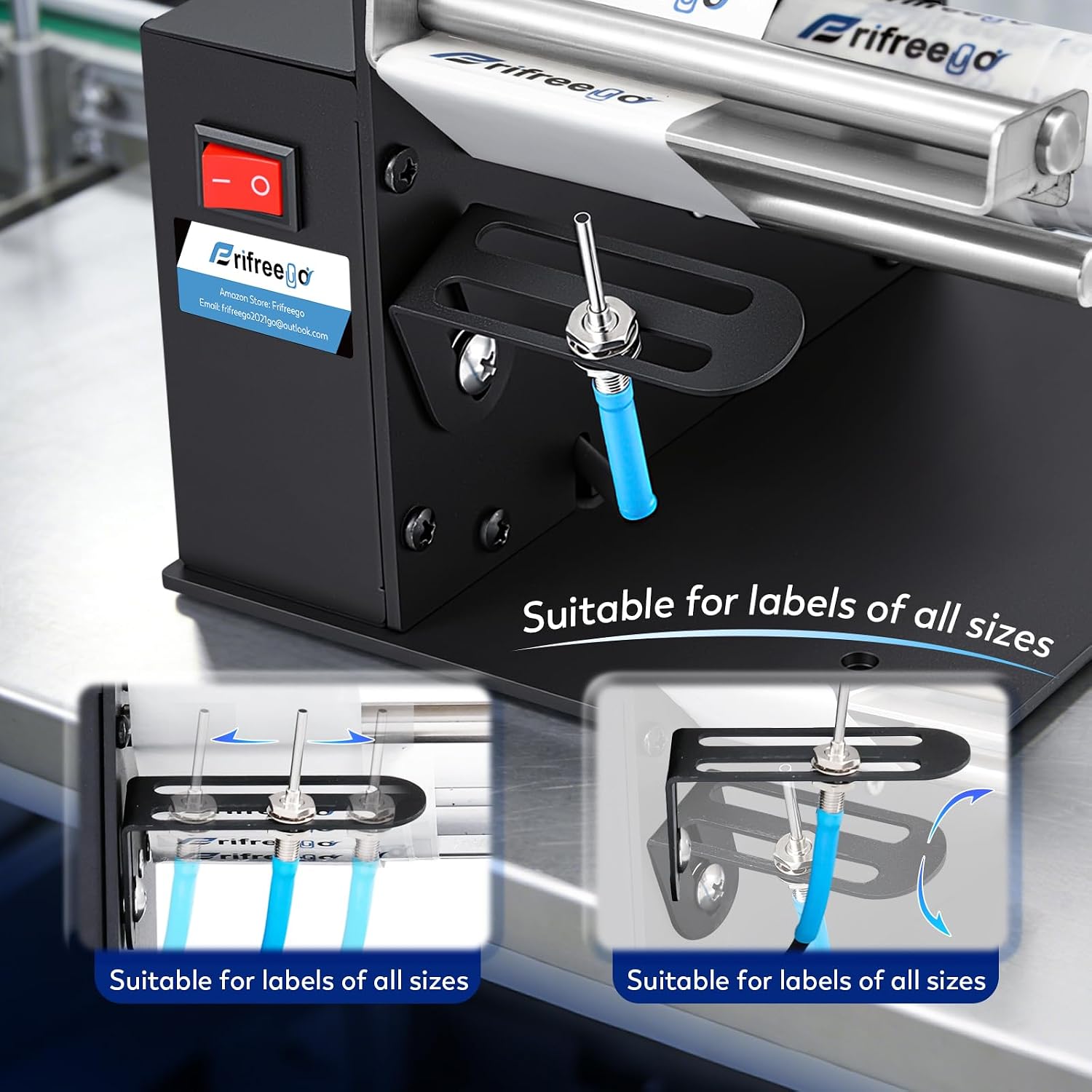 Stable Automatic Label Dispenser Sticker Roll Dispenser for Various Labels