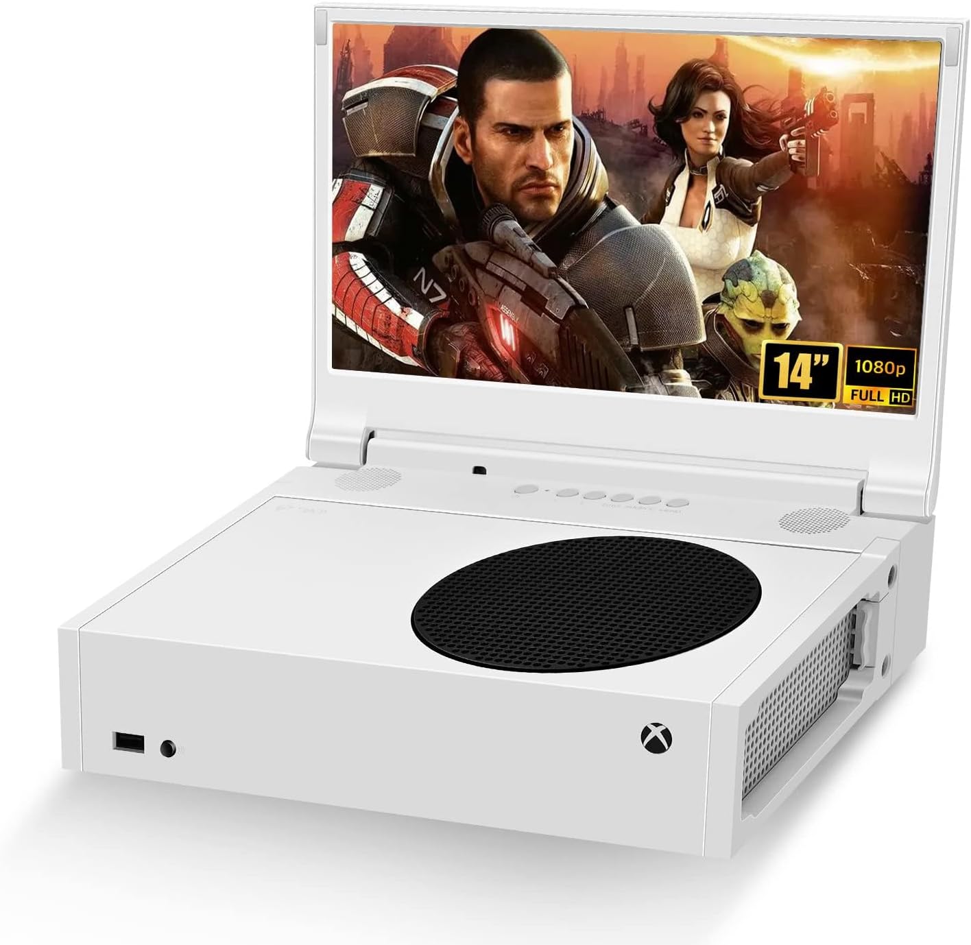 G-STORY 14" 1080P Portable Gaming Monitor for Xbox Series S, 2 HDMI FreeSync