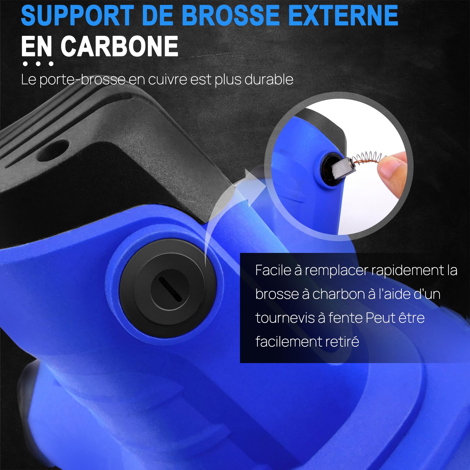 Malaxeur Mortier Colle, 2600W Mélangeur Électrique Professionnel à 6 Vitesses, M14 Barre Spirale Chromée, Agitateur Malaxeur pour la Peinture, Mortier, Platre, Mastic