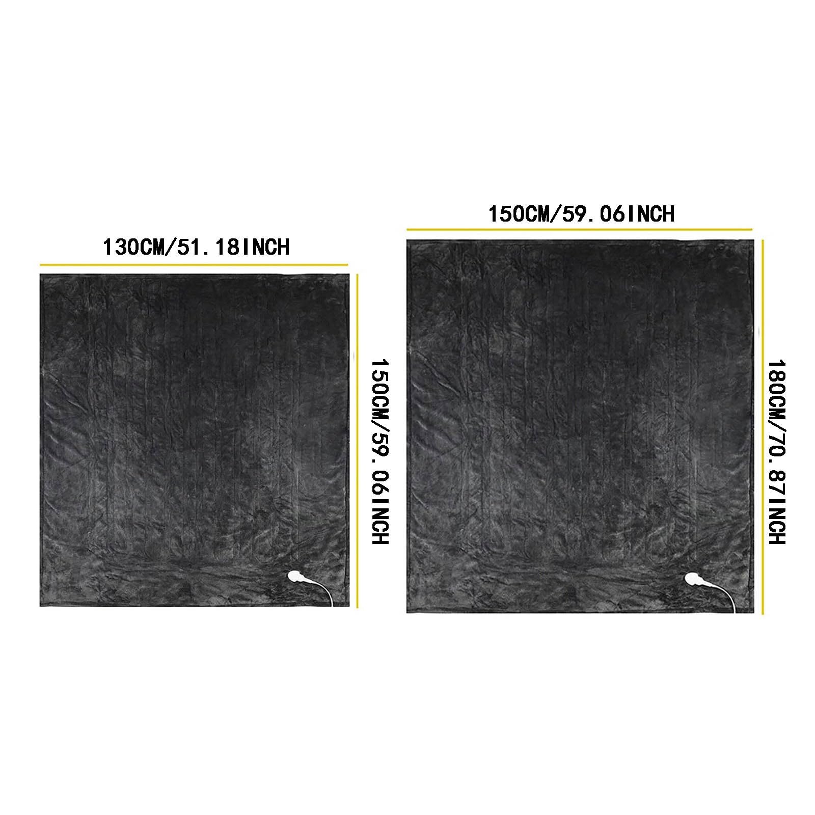 Coperta riscaldante, cuscino riscaldante, con spegnimento automatico, coperta termica, coperta termica, coperta termica, coperta termica, coperta termica, coperta elettrica (D4-Grey, A)