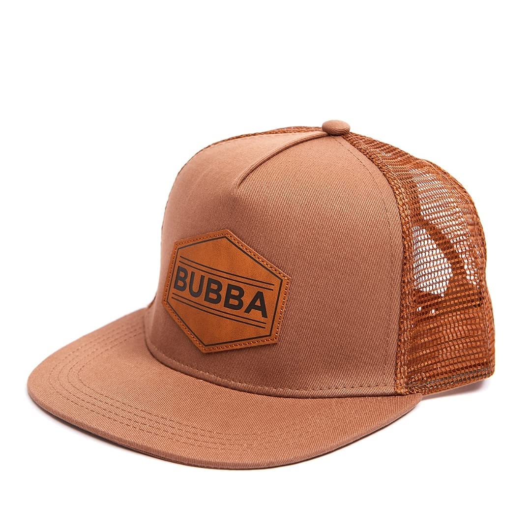 Gorro de béisbol para bebé, gorra de camionero Bubba para bebé, recién nacido, joven, con parche de ala plana, sombrero de sol para verano e invierno