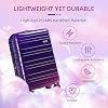 LARVENDER Juego de Maletas 3 Piezas, Maleta de Cabina 20 Pulgadas 22x14x9 Aprobada por Aerolíneas, Maleta Rígida PC+ABS con Ruedas Giratorias y Candado TSA, Ligera para Mujer, Midnight Berry 4