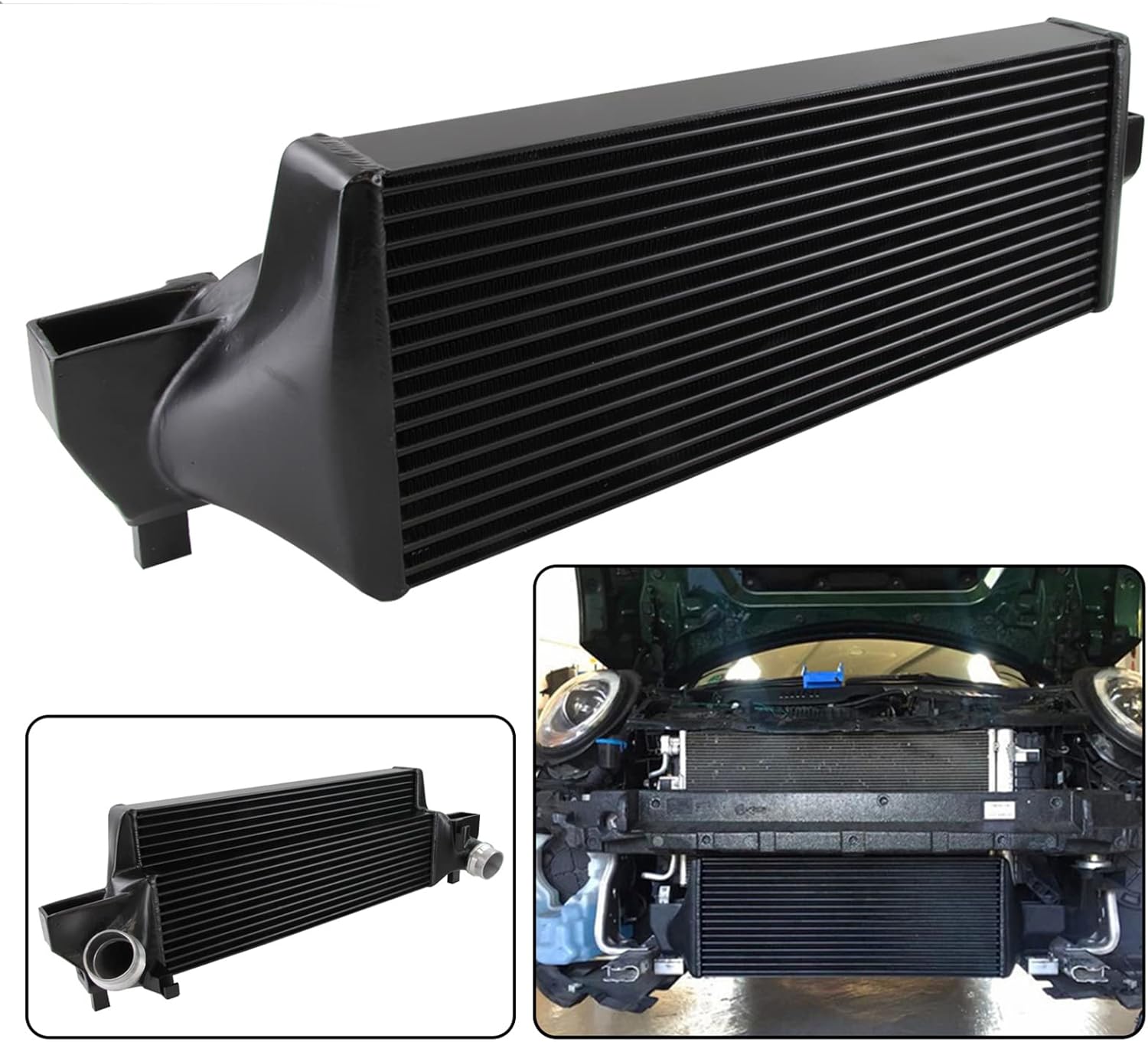 Front Mounting Performance Intercooler for BMW Mini Cooper One D F54 F55 F56 B37;Cooper S F54 F55 F56 F60 B46&B48; Cooper SD B47; Engine 2014+;Mini JCW F57 MKB:B48&B20 2016+