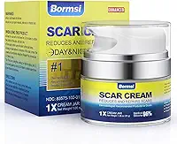 Creme para cicatrizes, gel ativo de silicone dimeticona para cicatrizes antigas para cicatrizes cirúrgicas, estrias, queimaduras, queloides, tratamento para acne, 30 g