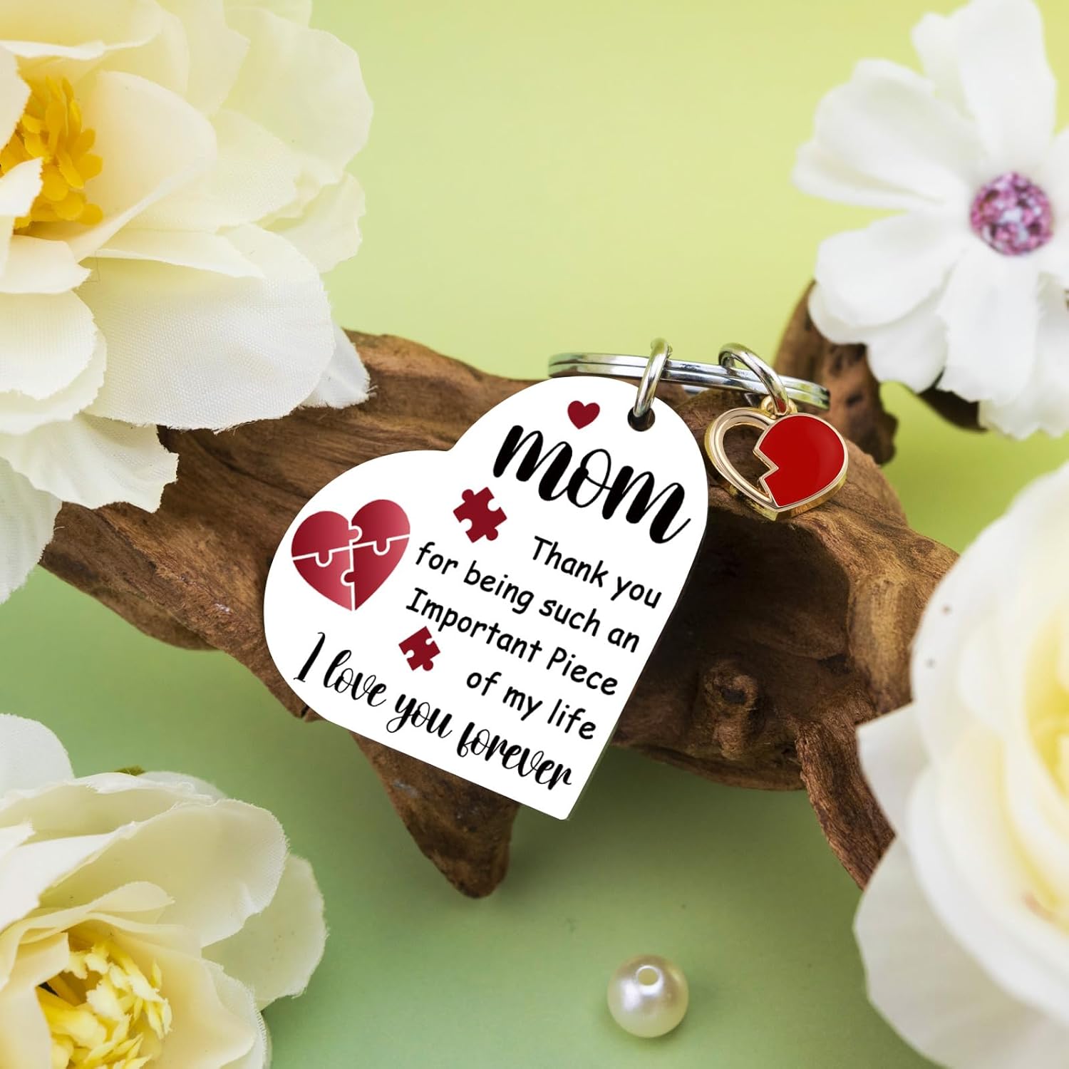 Valentines Day Gifts For Mom Birthday Gifts From Daughter Son Mother's Day Christmas Gift Mom Mama Keychain Best Mom Ever Gift - Image 3