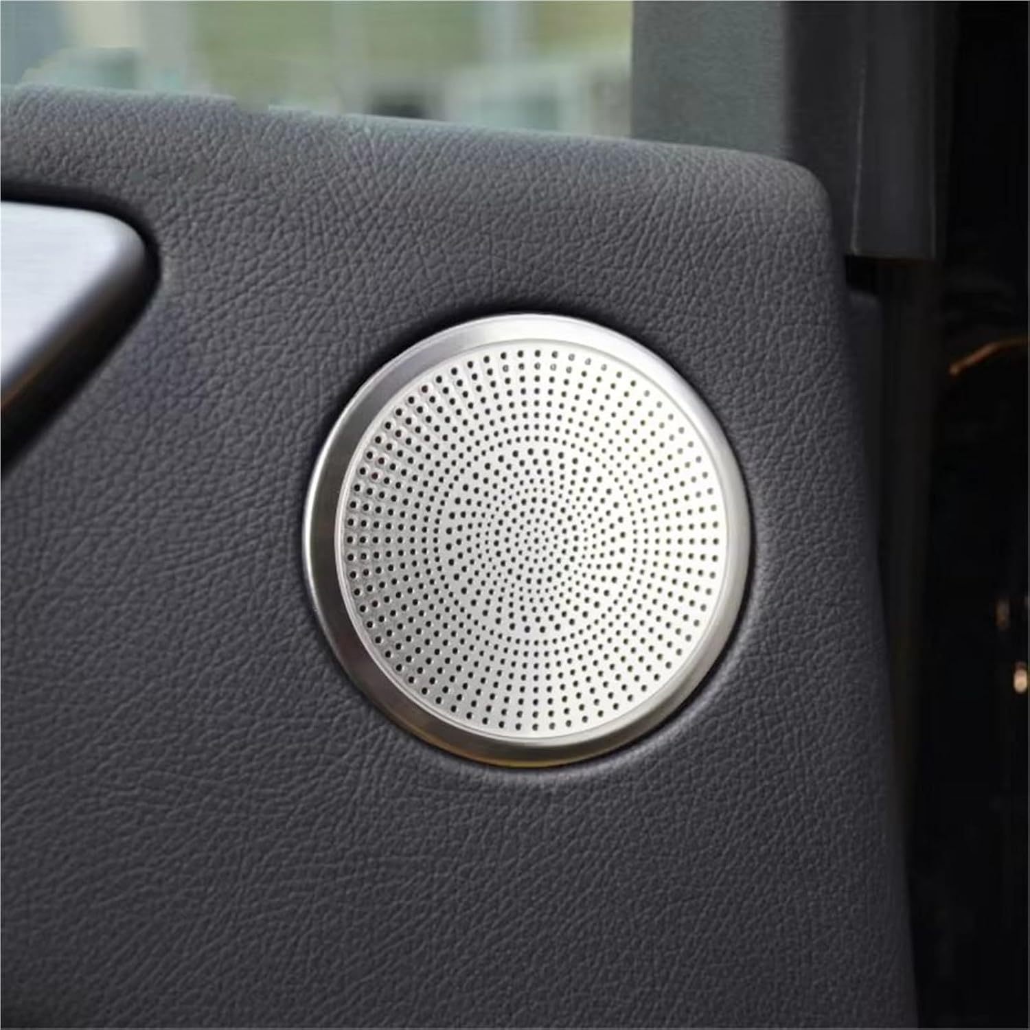 for Benz for GLE W166 Coupe C292 2015-2019 for ML X166 for GL for GLS Rear B Column Window Audio Door Speaker Cover Stickers Interior Decoration (Size C)