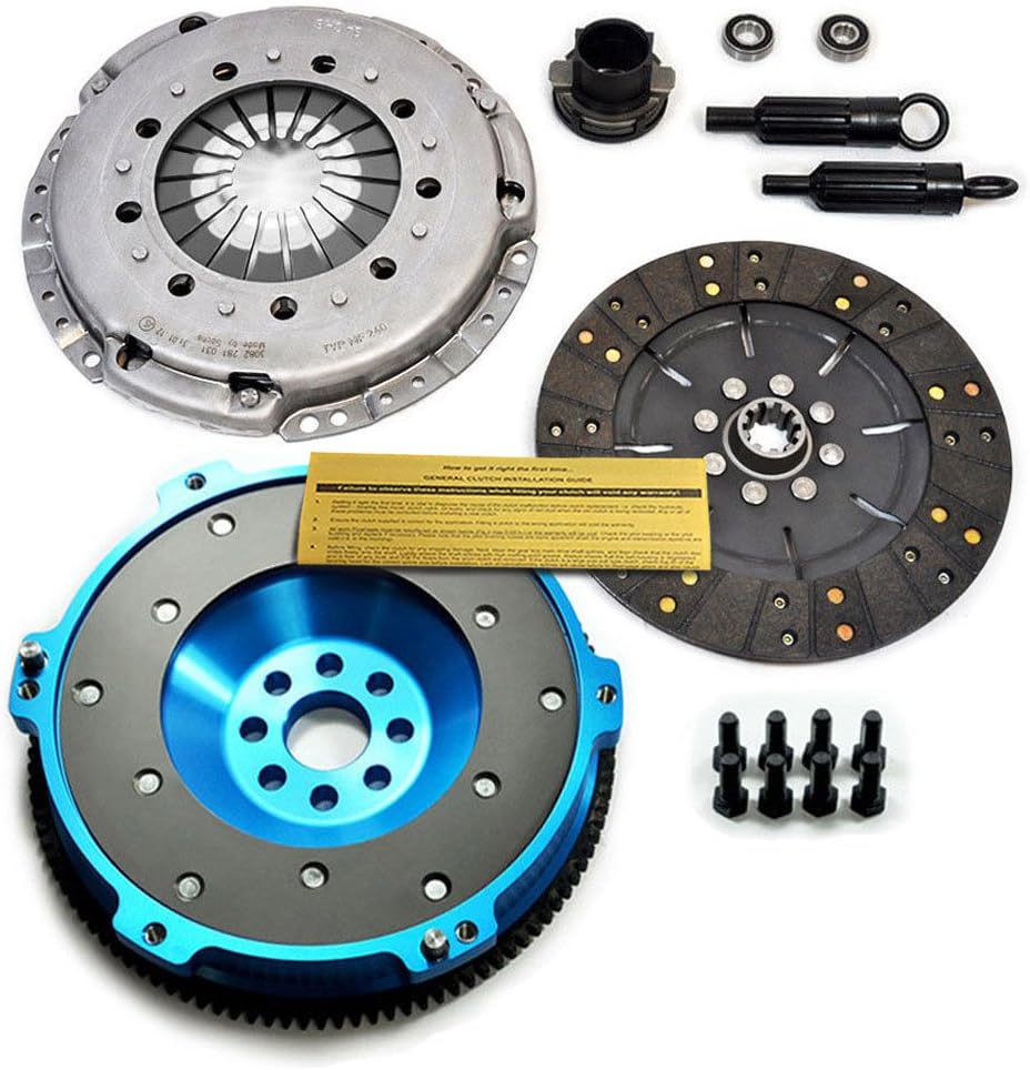 SACHS PLATEHD DISC CLUTCH KIT & ALUMINUM FLYWHEEL WORKS