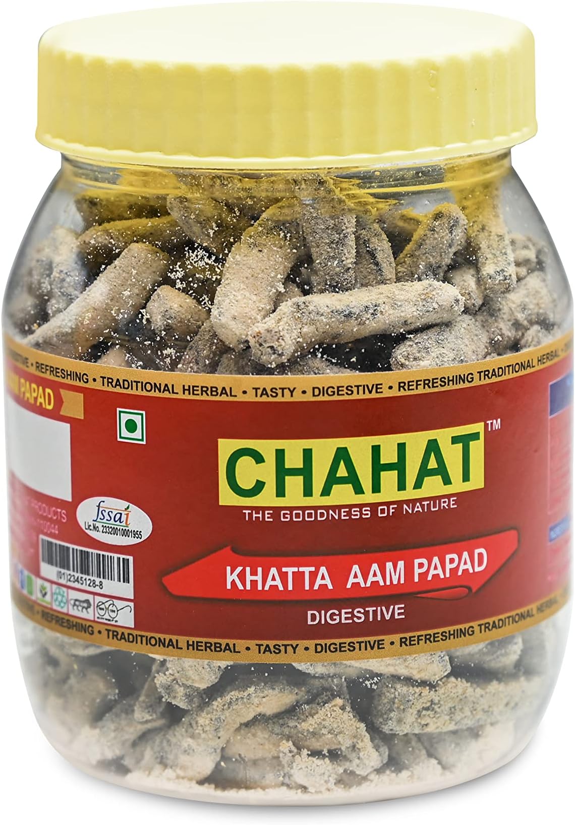 Chahat Khatta Aam Pak Digestive Aam Papad Mango Real Taste Of Mango Mouth Freshener 360GM