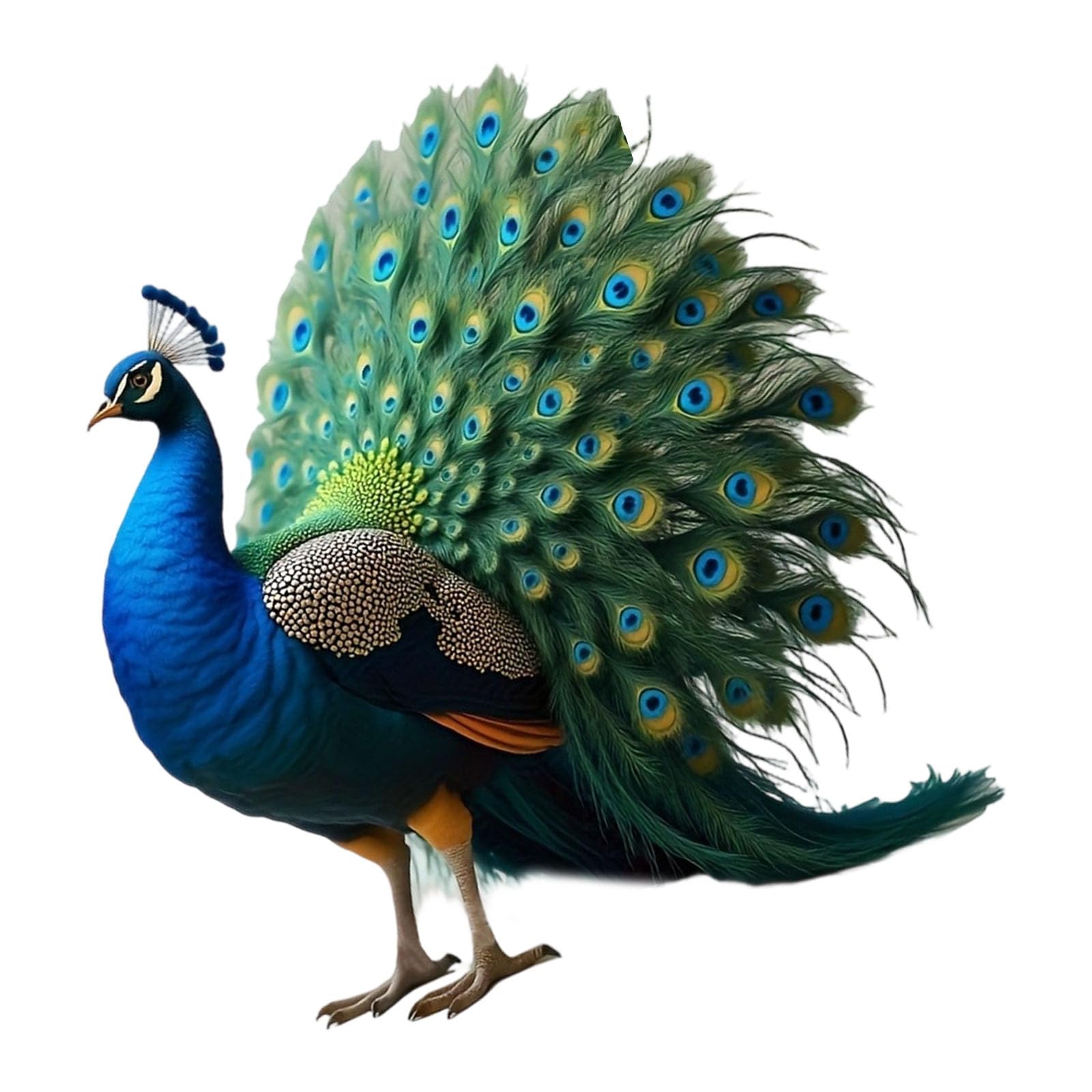 Tsophreniq Peacocks Statue Figurines Animal Sculpture Home Decors Tabletop Centerpieces Collectible Decorative Figurine Acrylic Peacocks Figurines