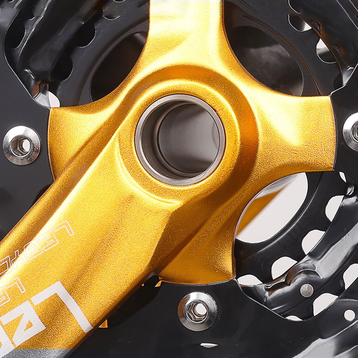 Guarnitura MTB 24T/32T/42T Ingranaggio Rotondo Guarnitura Integrate Cave 170mm Mountain Bike Lega di Alluminio Set di Pedivelle con BB Ceramica