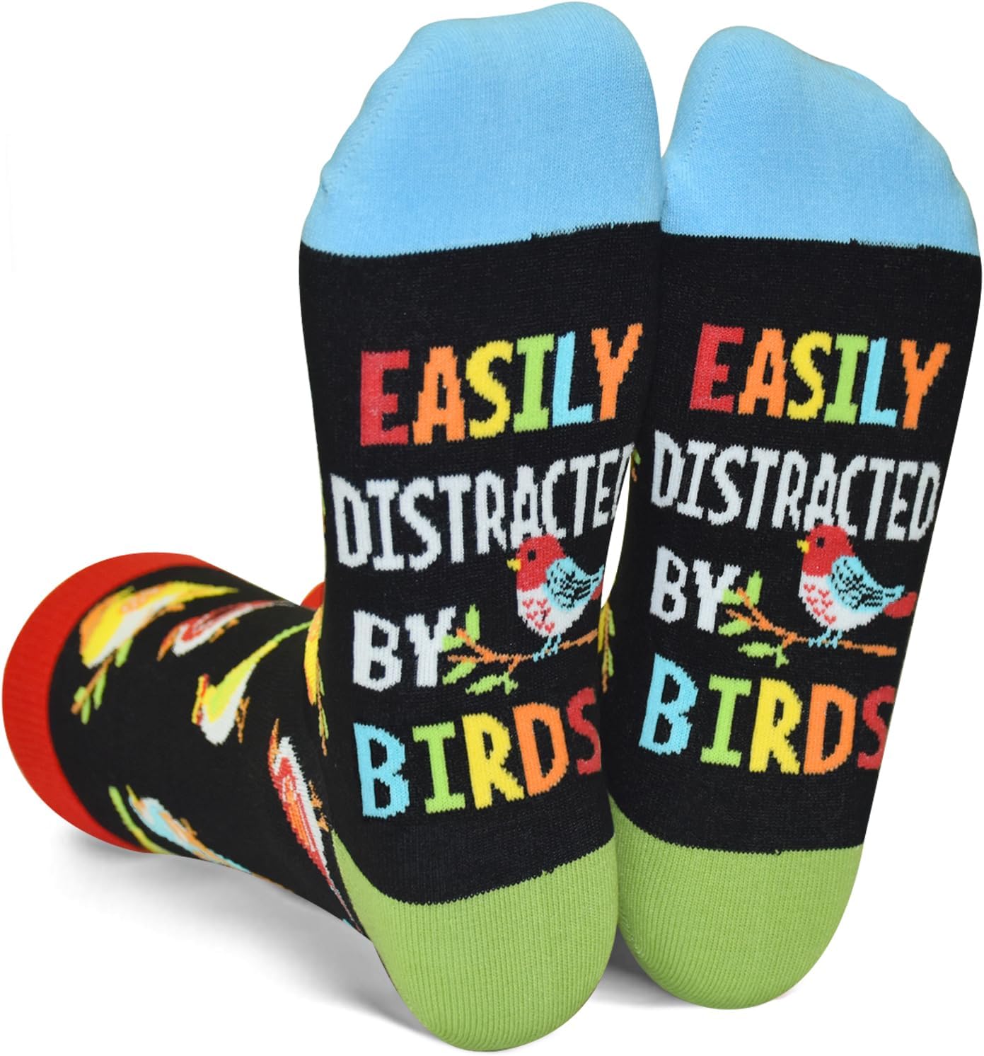 GOLIN Funny Animal Socks Pun Gifts for Women Men Teens, Novelty Crew Socks Humor Gift Idea for Animal Lover