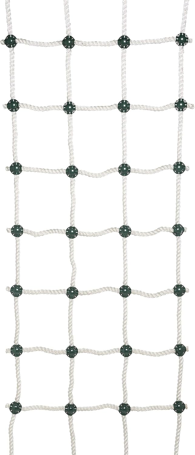 Safe-Kidz Cargo Climbing Net, 100% Polyester Rope Ladder, 96" L x 30" W + Drill Bit & Instructions: Toys & Games