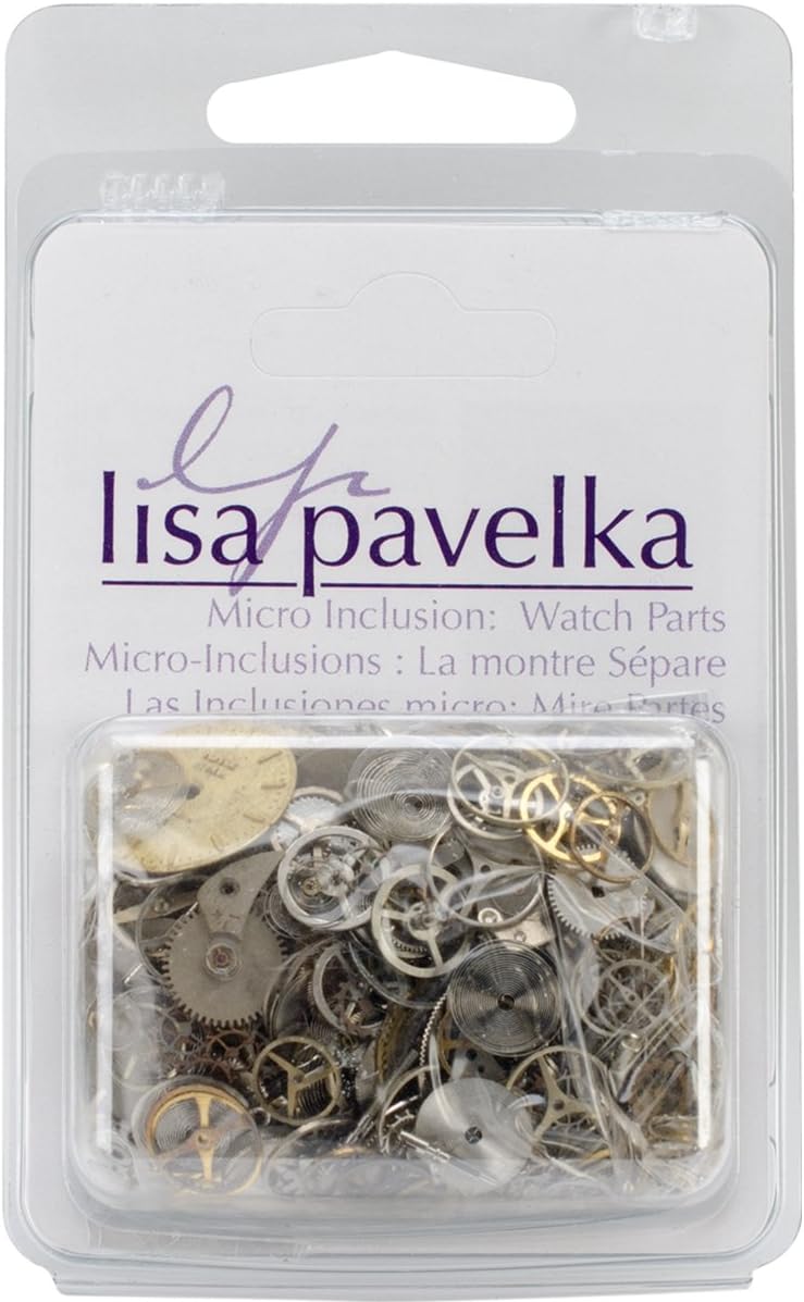 Great Create Lisa Pavelka Watch Parts 2.5 oz-Metal, Assorted