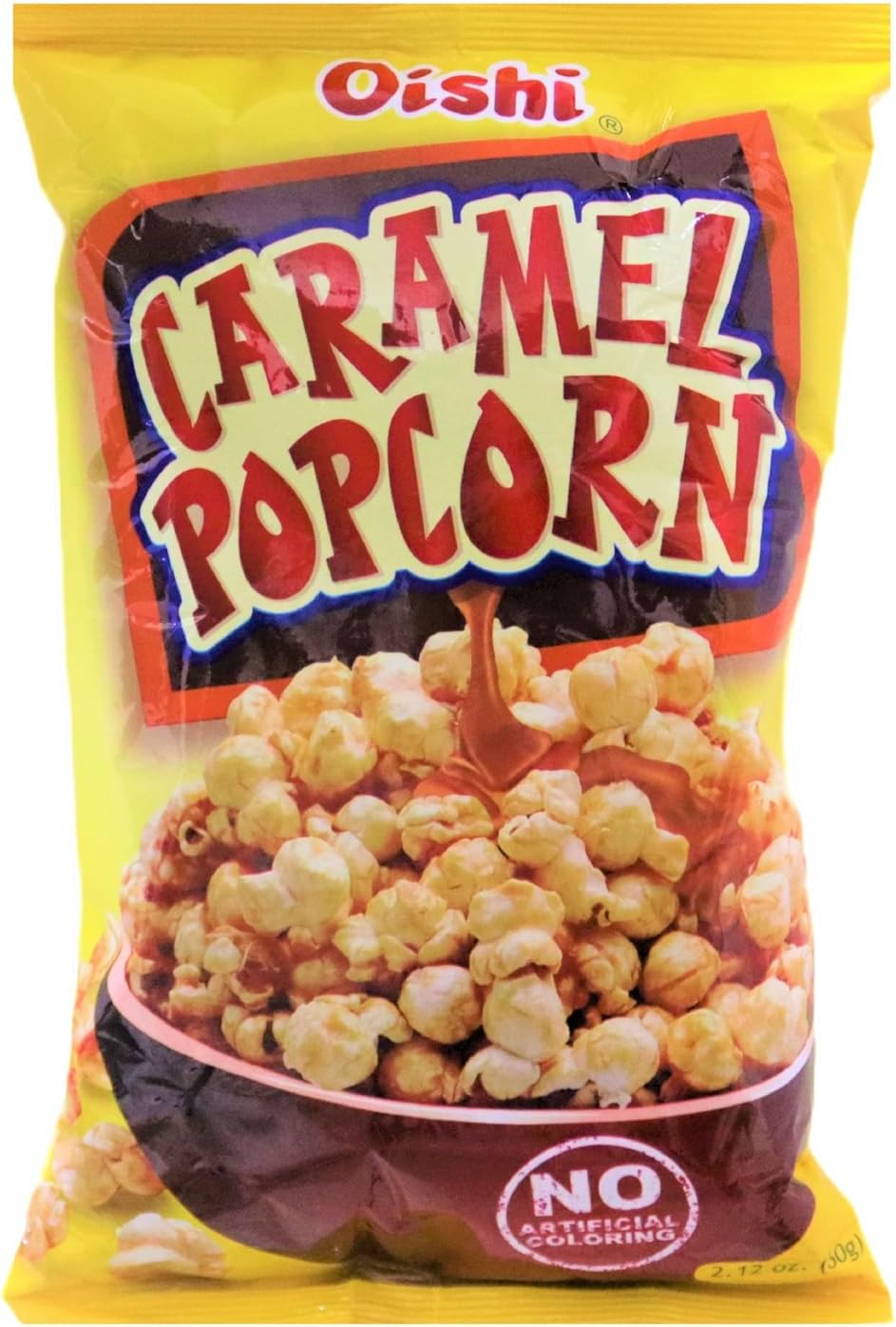 Oishi Pop Corn Caramel, 60 Gm