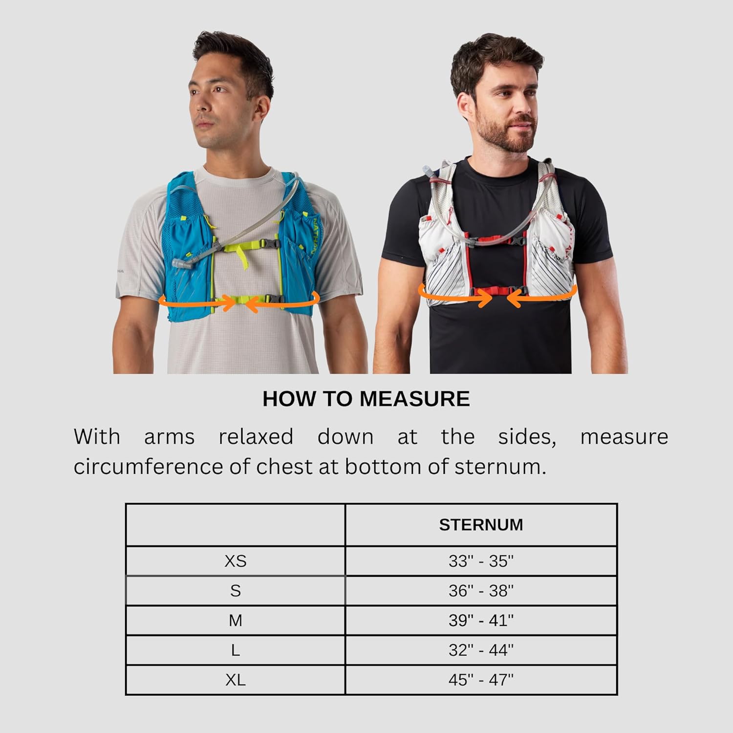 Nathan Men's Pinnacle Race Vest 12L Hydration Pack, 1.6L Water Bladder, Running Vest, Water-Resistant Pockets, Lightweight & Moisture Wicking